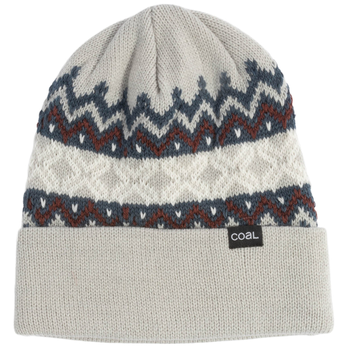 Coal The Winters Beanie Mid Grey/Burgundy