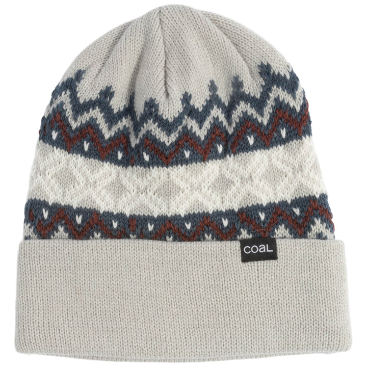 Coal The Winters Beanie Mid Grey/Burgundy