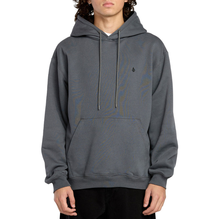 Volcom Single Stone PW Pullover Hoodie - Men's Asphalt Black