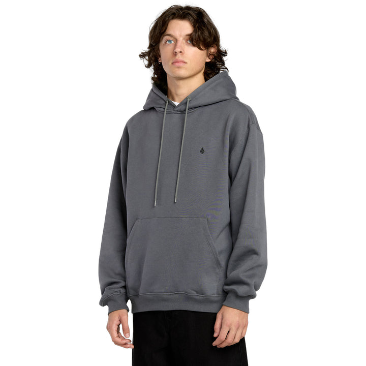 Volcom Single Stone PW Pullover Hoodie - Men's Asphalt Black
