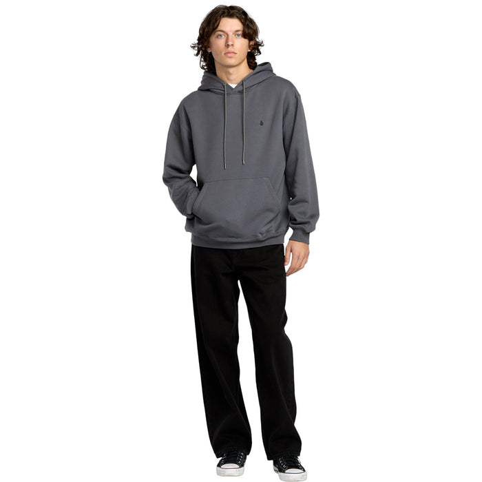 Volcom Single Stone PW Pullover Hoodie - Men's Asphalt Black