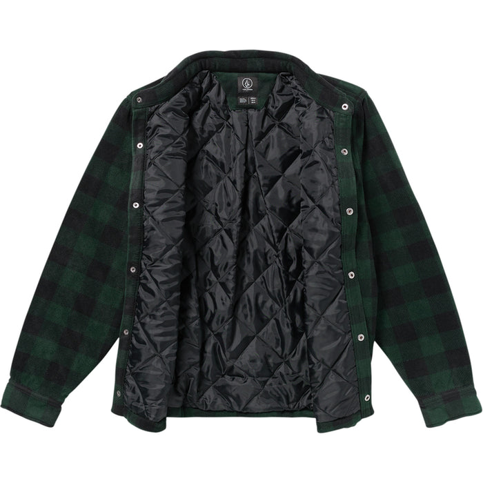 Volcom Bowered II Lined Fleece Shirt - Men's Scarab