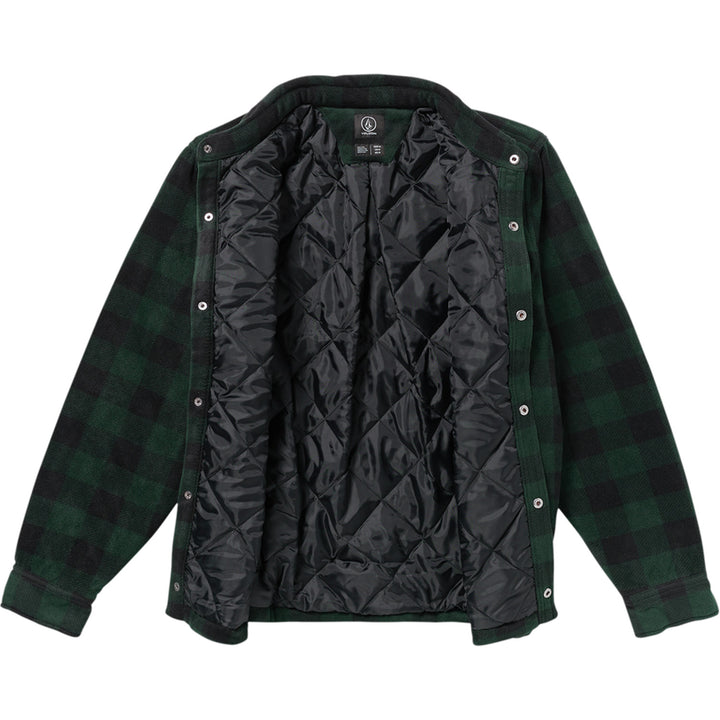 Volcom Bowered II Lined Fleece Shirt - Men's Scarab