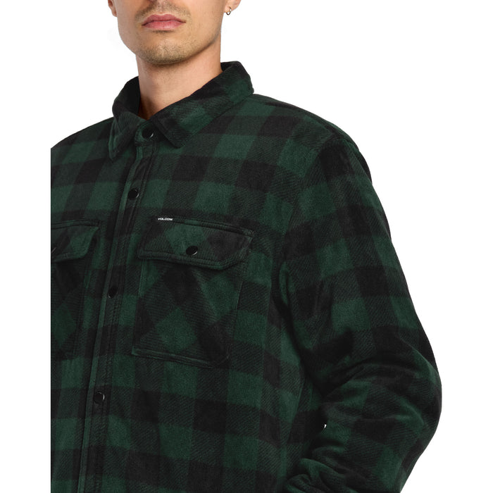 Volcom Bowered II Lined Fleece Shirt - Men's Scarab