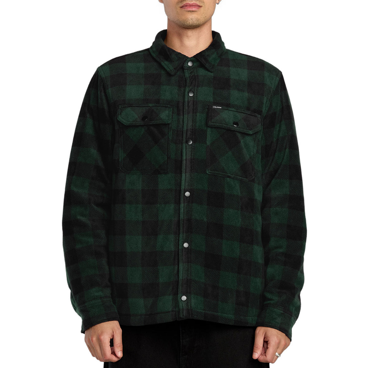 Volcom Bowered II Lined Fleece Shirt - Men's Scarab