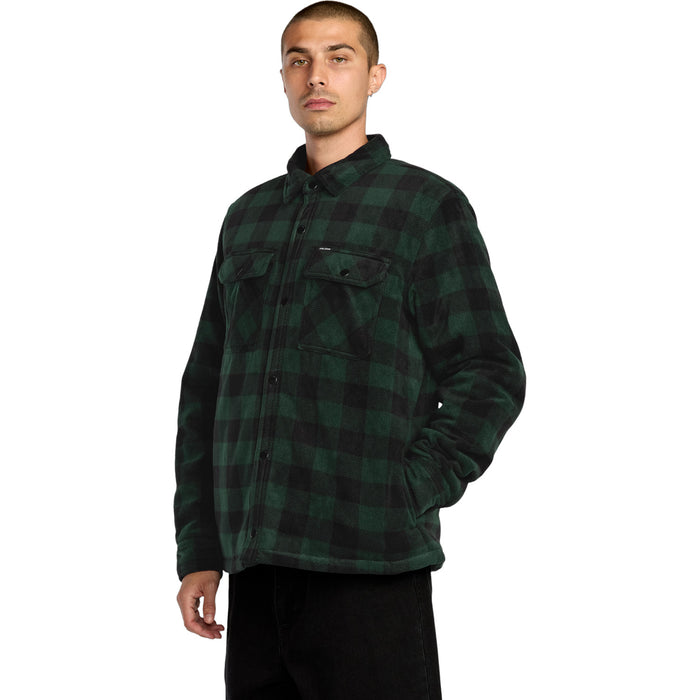 Volcom Bowered II Lined Fleece Shirt - Men's Scarab