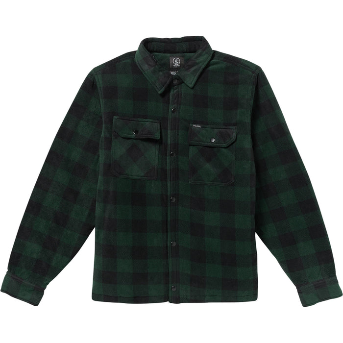 Volcom Bowered II Lined Fleece Shirt - Men's Scarab