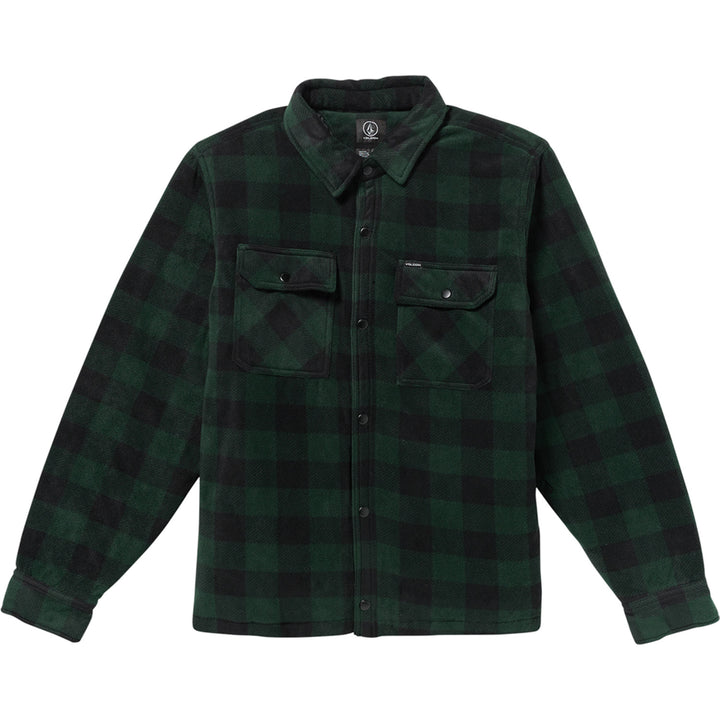 Volcom Bowered II Lined Fleece Shirt - Men's Scarab
