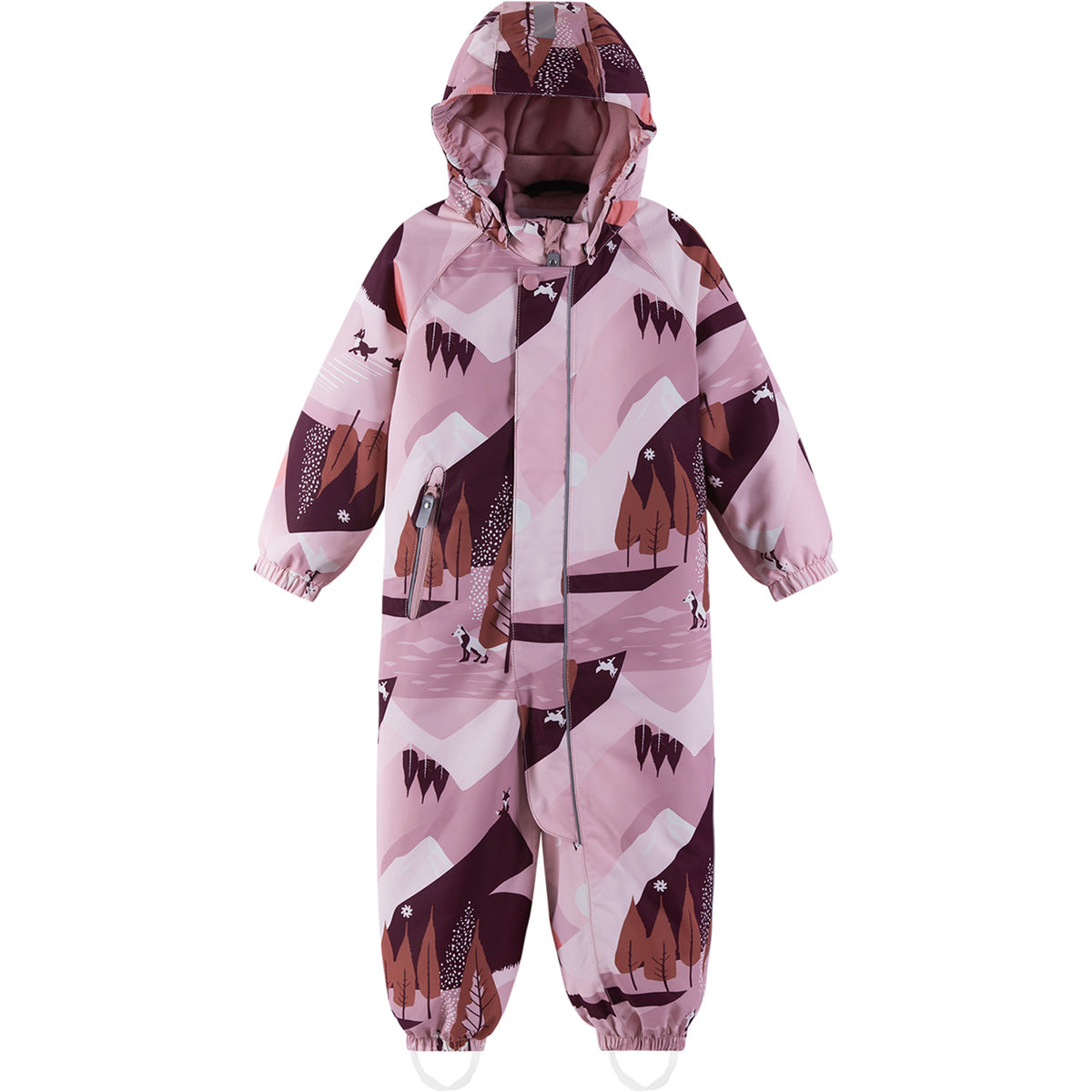 Reima Puhuri Overalls - Toddlers' Grey Pink