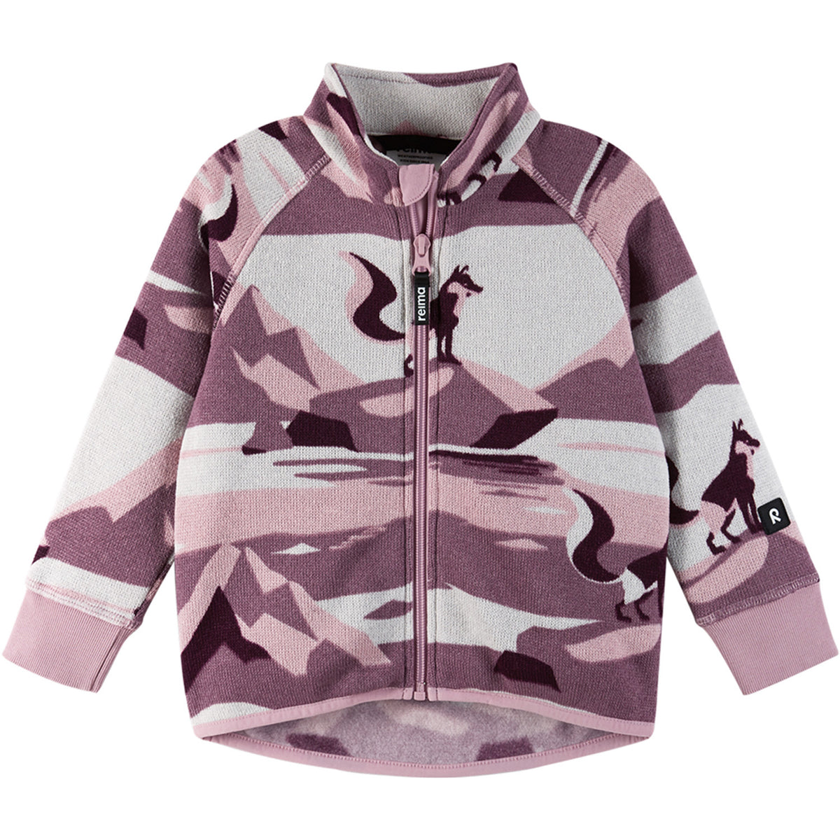 Reima Ornament Fleece Sweater - Toddlers' Deep Purple