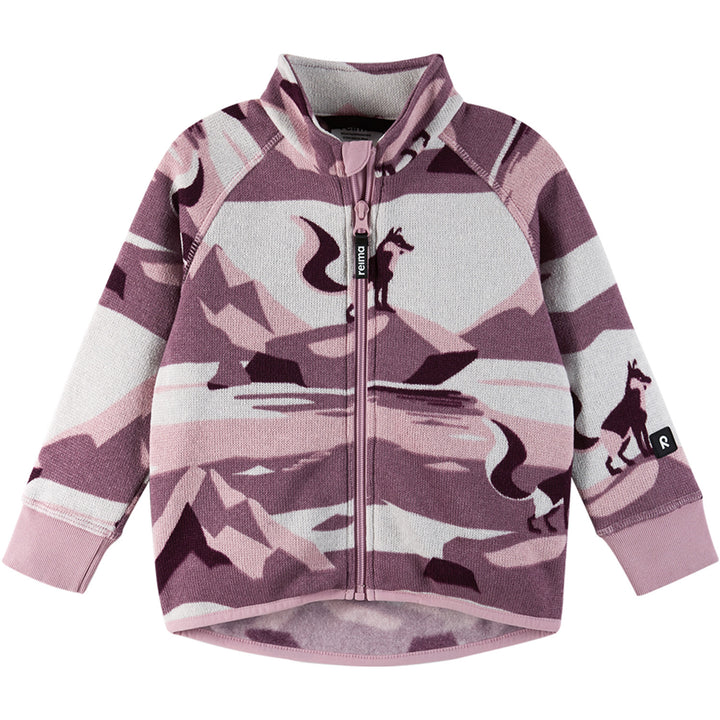 Reima Ornament Fleece Sweater - Toddlers' Deep Purple