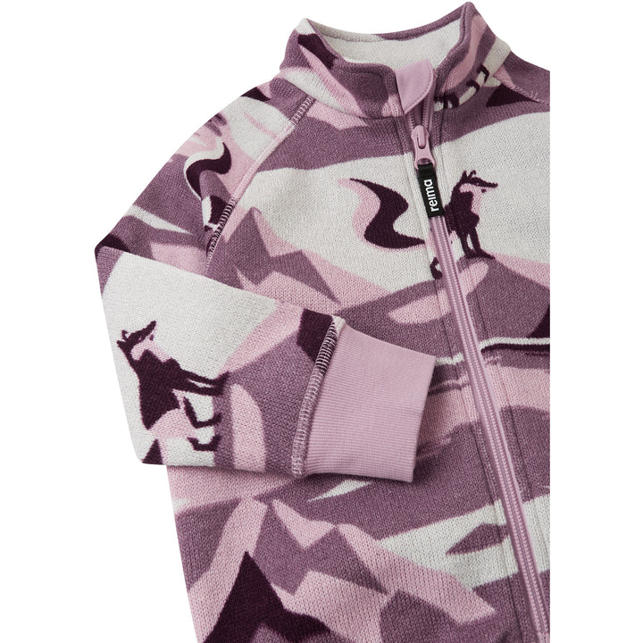 Reima Ornament Fleece Sweater - Toddlers' Deep Purple