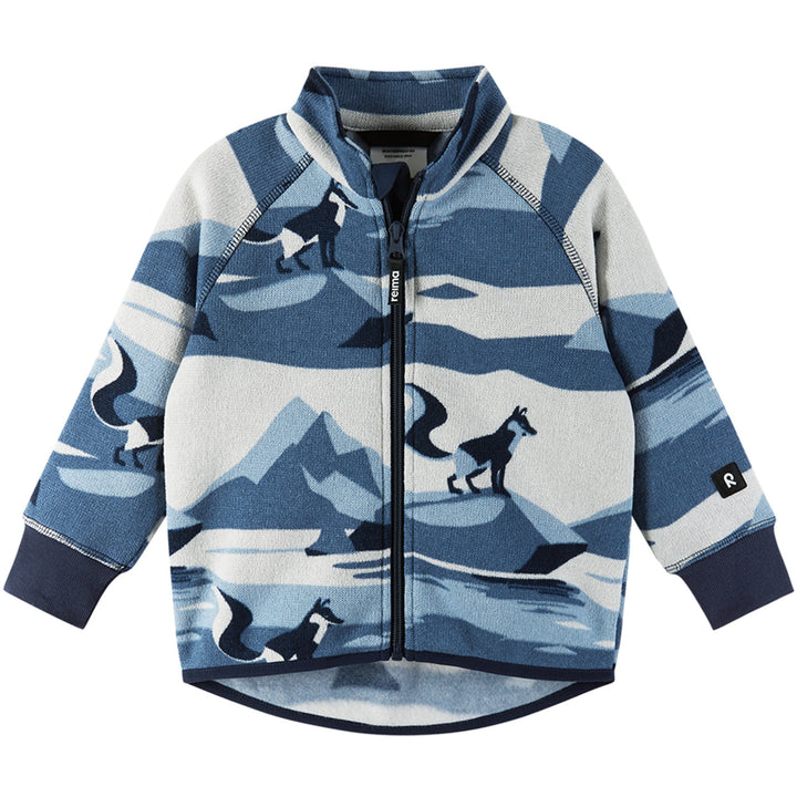 Reima Ornament Fleece Sweater - Toddlers' Navy