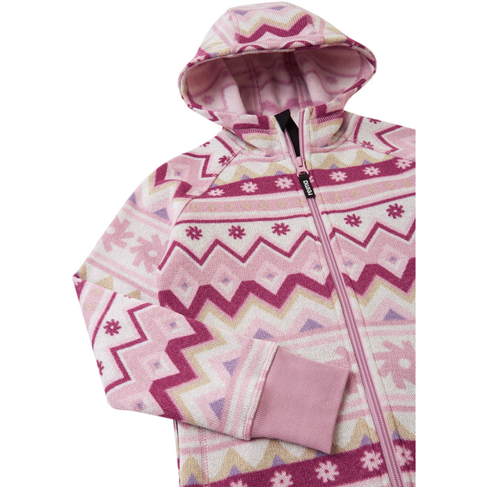Reima Northern Fleece Hoodie - Kids' Grey Pink