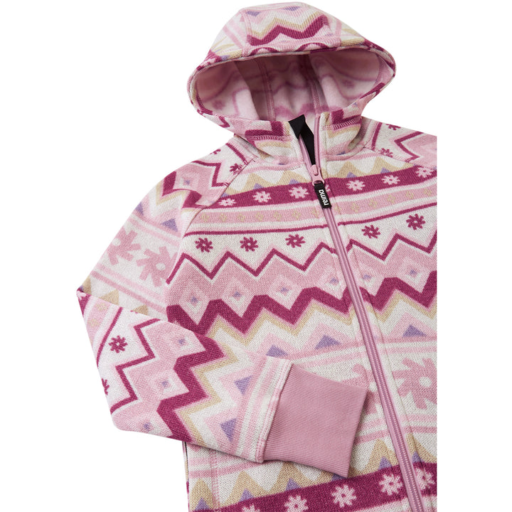 Reima Northern Fleece Hoodie - Kids' Grey Pink