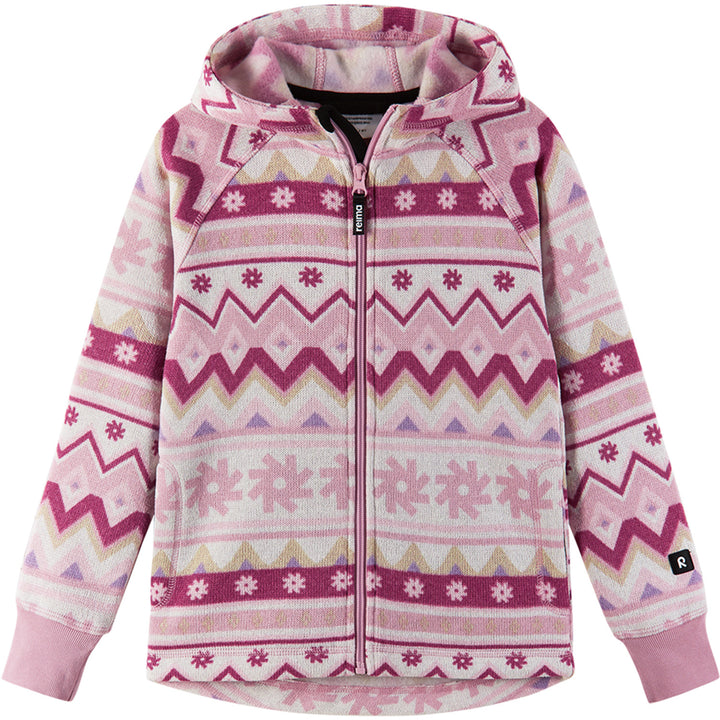 Reima Northern Fleece Hoodie - Kids' Grey Pink