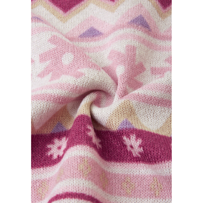 Reima Northern Fleece Hoodie - Kids' Grey Pink