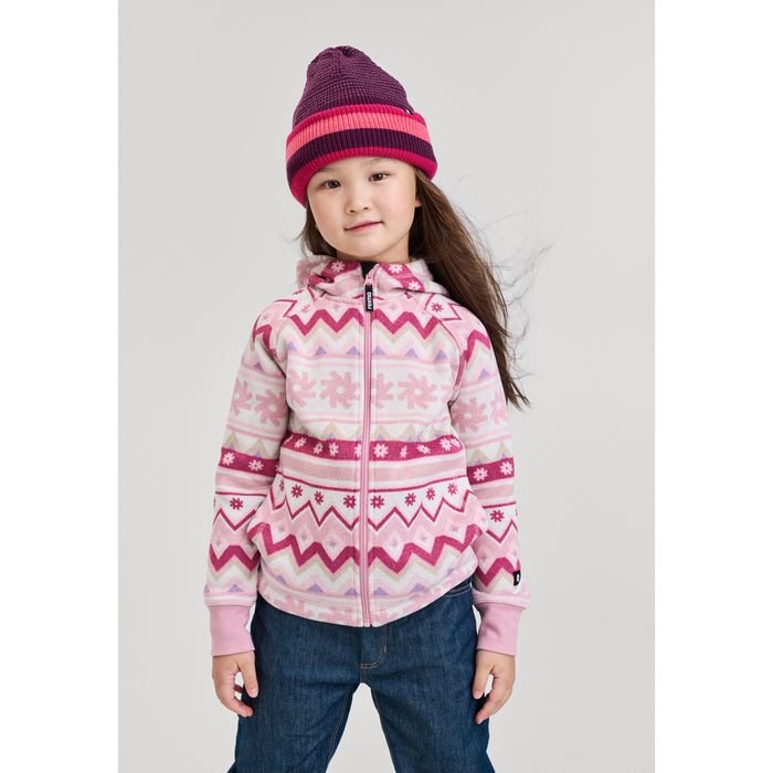 Reima Northern Fleece Hoodie - Kids' Grey Pink