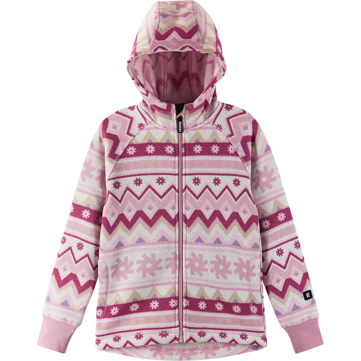 Reima Northern Fleece Hoodie - Kids' Grey Pink