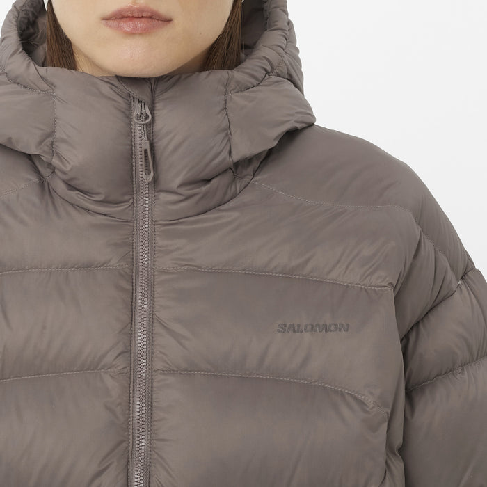 Salomon Outline Nov Crop Down Jacket - Women's Iron