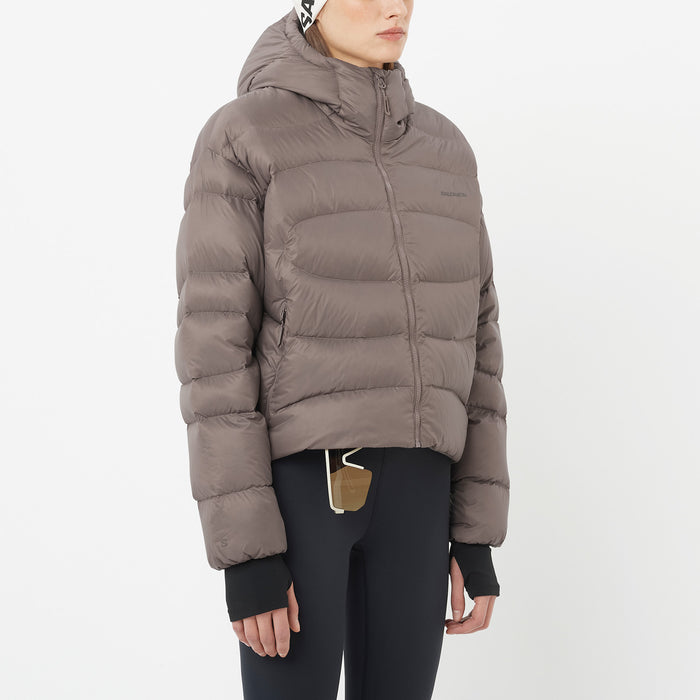 Salomon Outline Nov Crop Down Jacket - Women's Iron