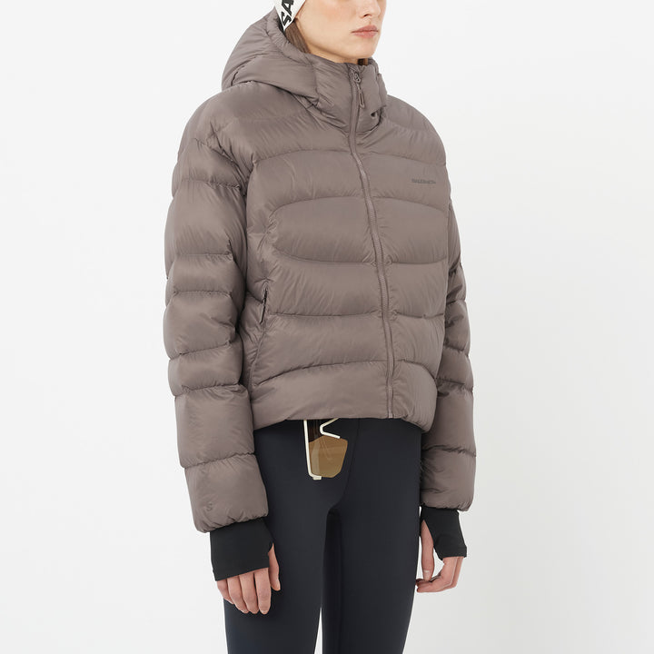 Salomon Outline Nov Crop Down Jacket - Women's Iron