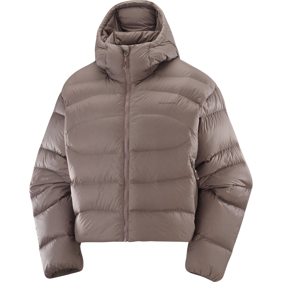 Salomon Outline Nov Crop Down Jacket - Women's Iron
