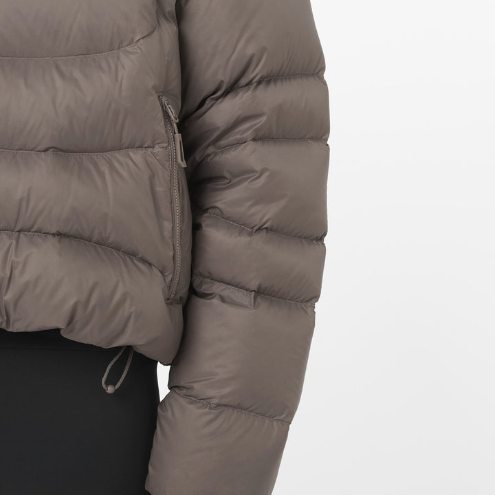 Salomon Outline Nov Crop Down Jacket - Women's Iron