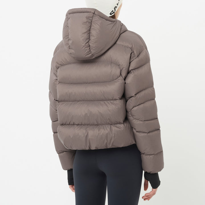 Salomon Outline Nov Crop Down Jacket - Women's Iron