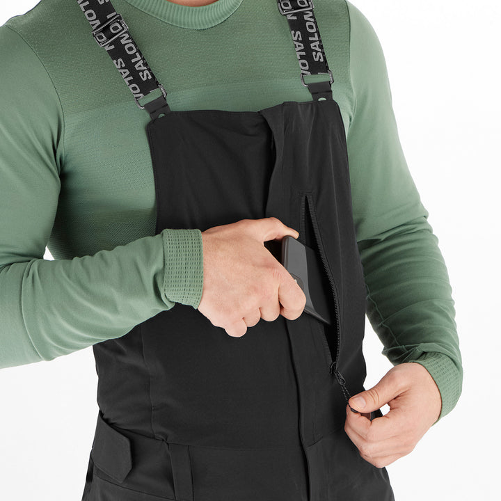 Salomon Moon Patrol GORE-TEX Bibs - Men's Deep Black