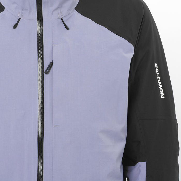 Salomon Absolute 3L Jacket - Men's Blue Granite/Deep Black