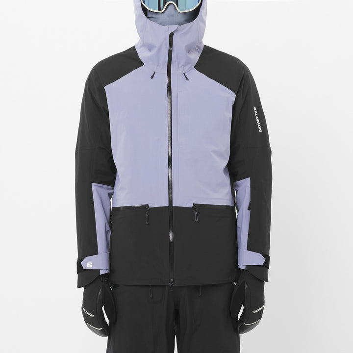 Salomon Absolute 3L Jacket - Men's Blue Granite/Deep Black