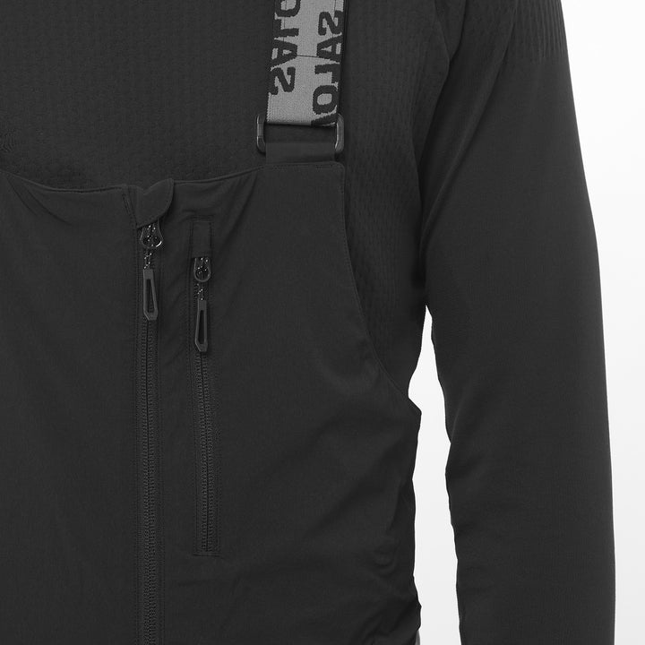 Salomon Absolute 3L Bibs - Men's Blue Granite/Deep Black