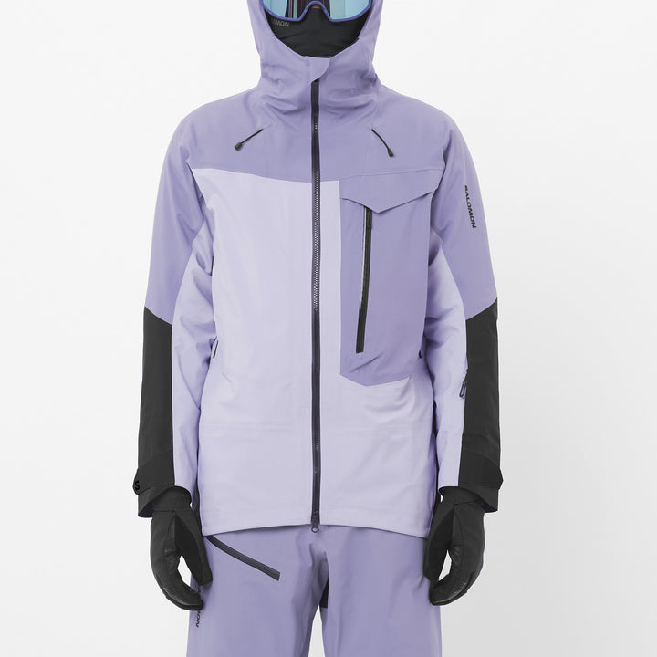 Salomon Moon Patrol GORE-TEX Jacket - Men's Blue Granite/Cosmic Sky/Deep Black