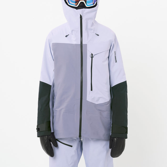 Salomon Moon Patrol Jacket - Women's Cosmic Sky/Blue Granite/Deep Black