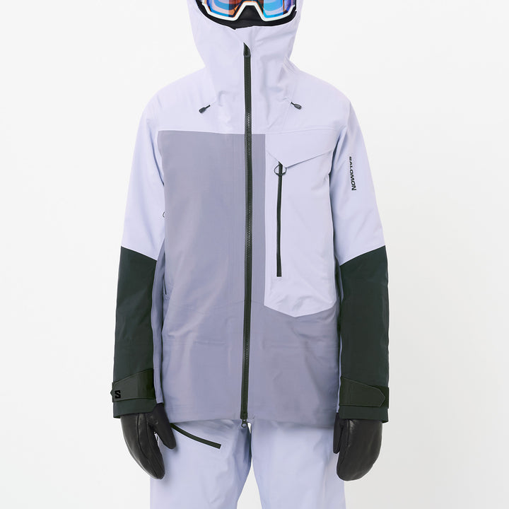 Salomon Moon Patrol Jacket - Women's Cosmic Sky/Blue Granite/Deep Black