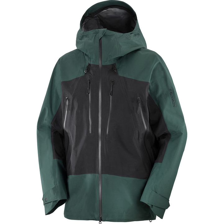 Salomon Scrambler GORE-TEX Jacket - Men's Green Gables/Deep Black