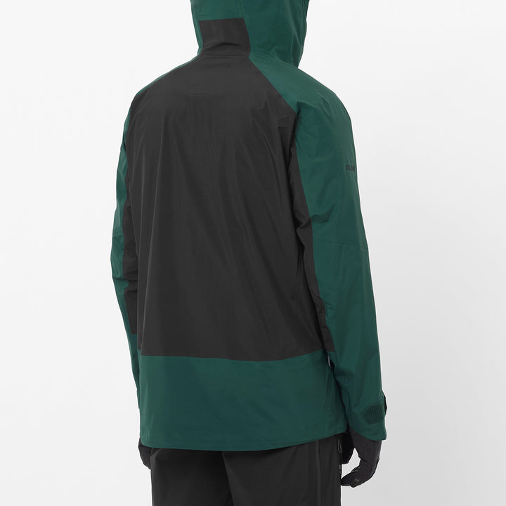 Salomon Scrambler GORE-TEX Jacket - Men's Green Gables/Deep Black