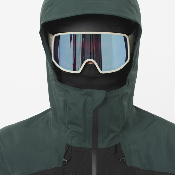 Salomon Scrambler GORE-TEX Jacket - Men's Green Gables/Deep Black