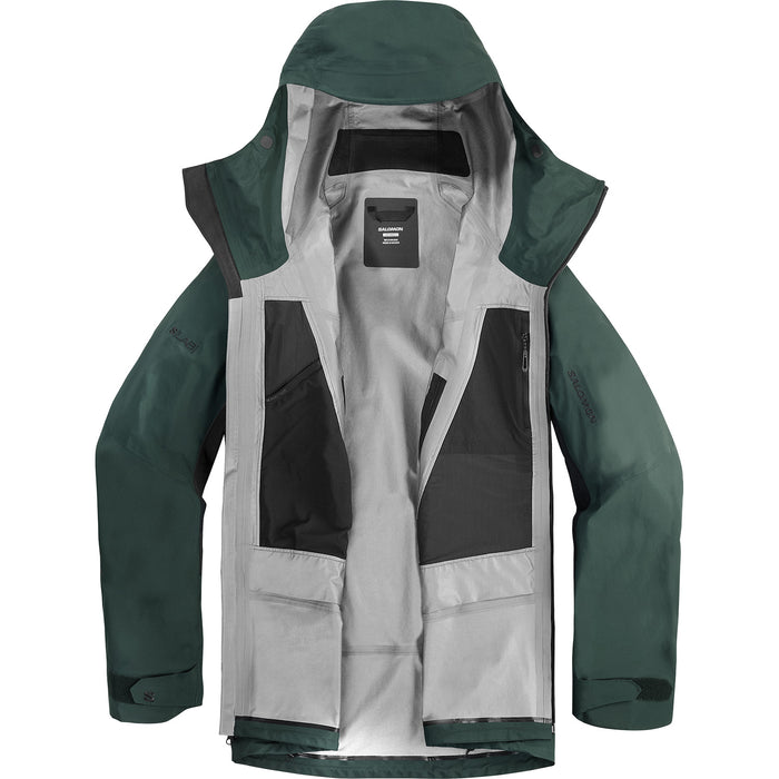 Salomon Scrambler GORE-TEX Jacket - Men's Green Gables/Deep Black