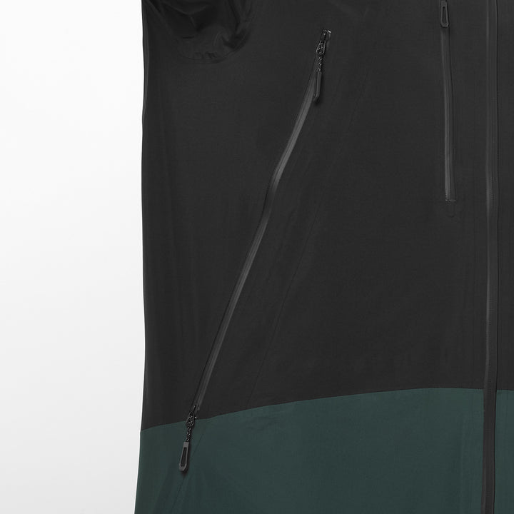 Salomon Scrambler GORE-TEX Jacket - Men's Green Gables/Deep Black