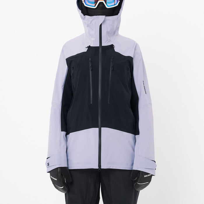 Salomon Scrambler GORE-TEX Jacket - Women's Cosmic Sky/Deep Black