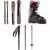 Rossignol Experience 76 + XP 10 Bindings + Rossignol Evo 70 Ski Boots 2025 + evo Merge Ski Poles