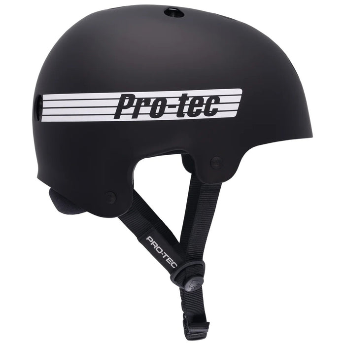 Pro-Tec Old School Low Pro Round Fit Skateboard Helmet Black Matte