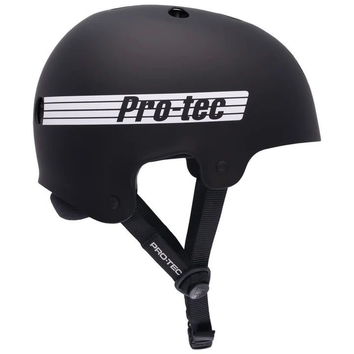 Pro-Tec Old School Low Pro Round Fit Skateboard Helmet Black Matte