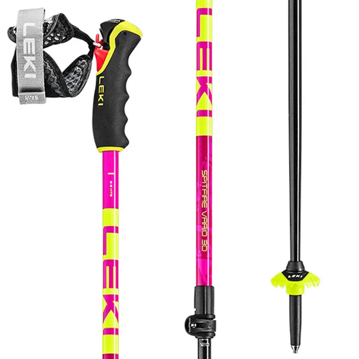 LEKI Spitfire Vario 3D Ski Poles 2026 Berry