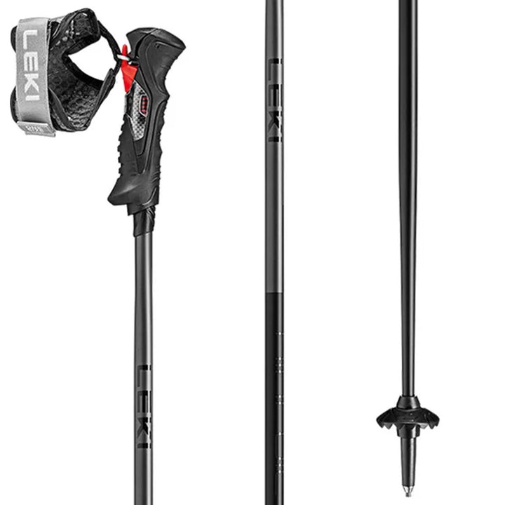 LEKI Airfoil 3D Ski Poles 2026 Black/Anthracite