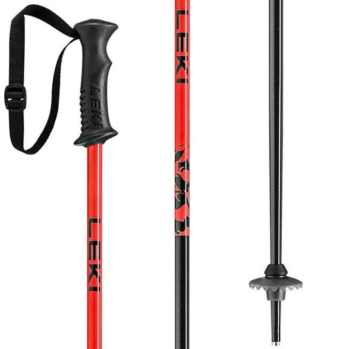 LEKI Rider Ski Poles - Kids' 2027 Black/Red