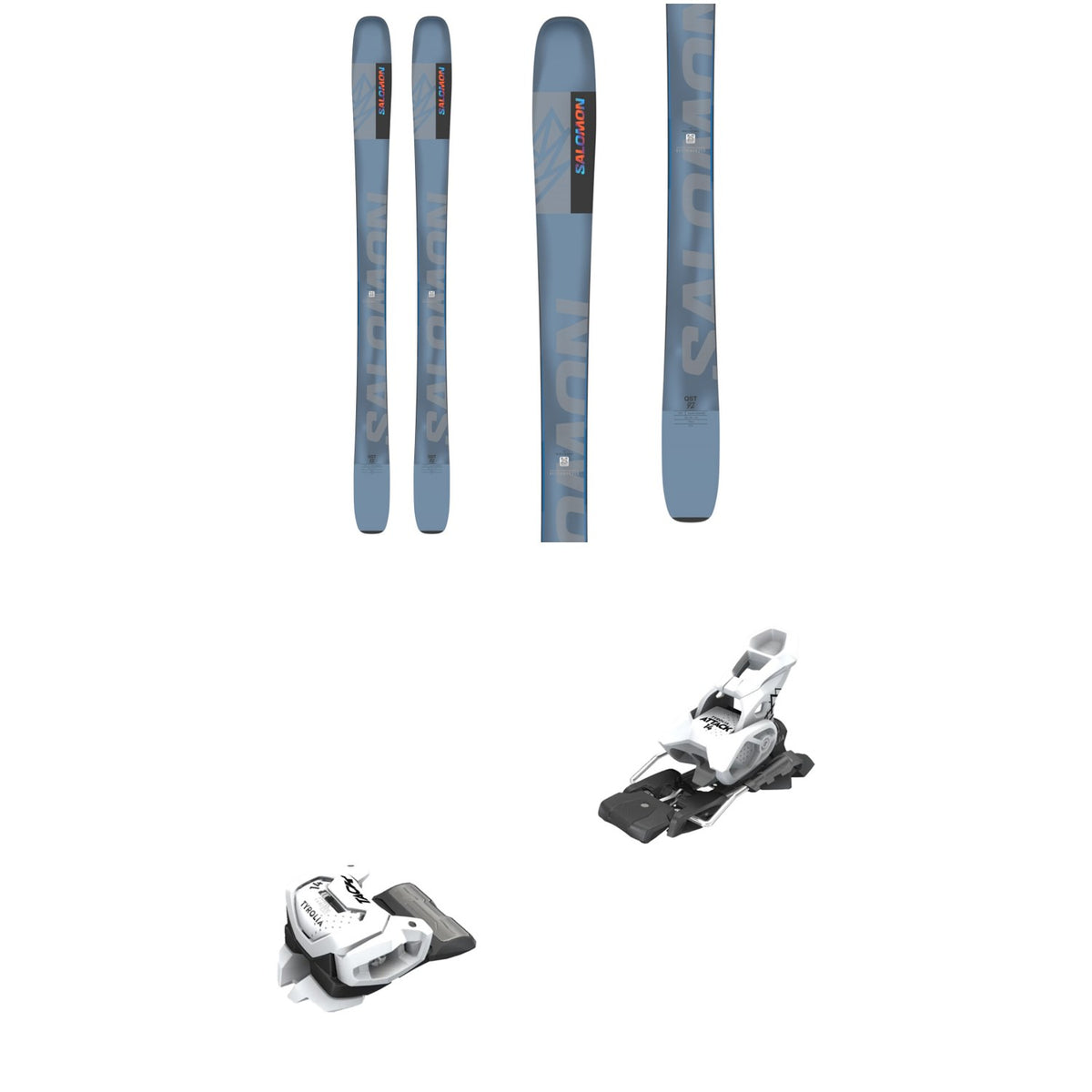 Salomon QST 92 Skis + Tyrolia Attack 14 GW Ski Bindings 2025