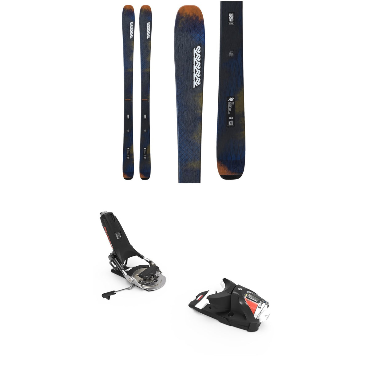 K2 Mindbender 90 C Skis + Look Pivot 12 GW Ski Bindings 2025